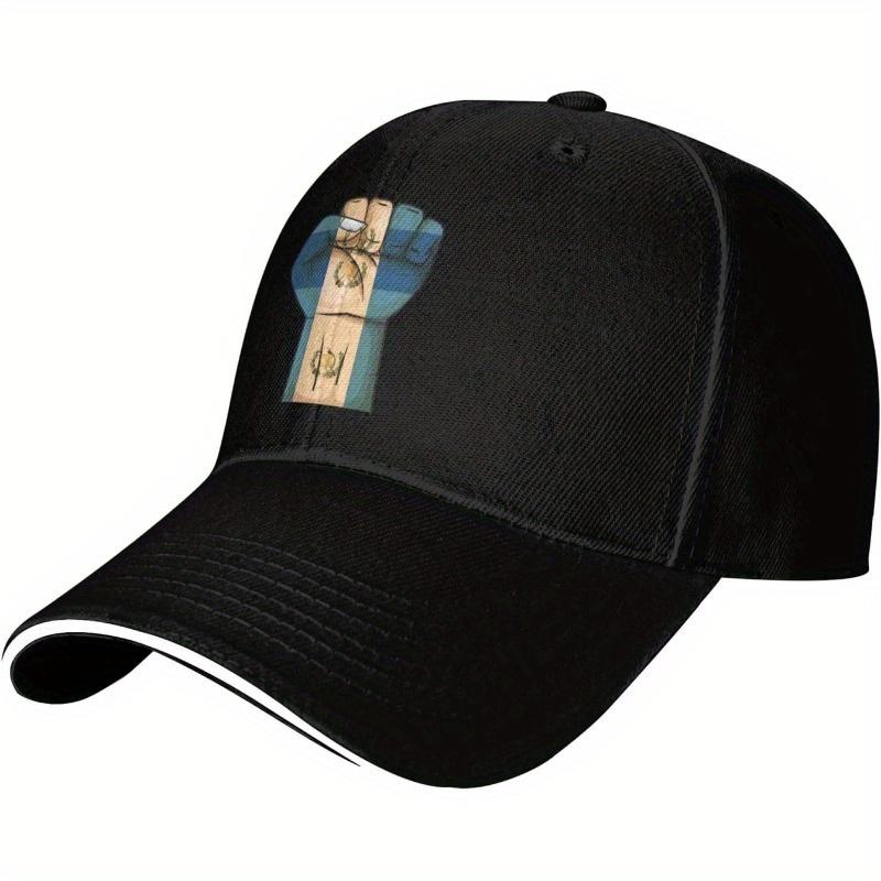 Guatemala Flag Fist Raised Power Baseball Cap Unisex Adult Adjustable Casual Sun Protection