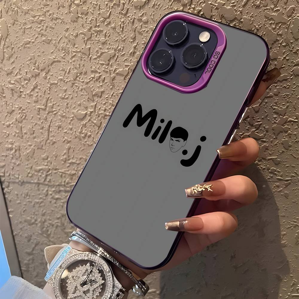 Singer Milo j For Purple Candy Matte Cover iPhone 17,16,15,14,13,12,11,Mini,Pro,E,SE4,XS,MAX