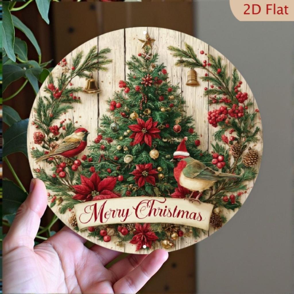 2D Flat Metal Wall Sign Decor