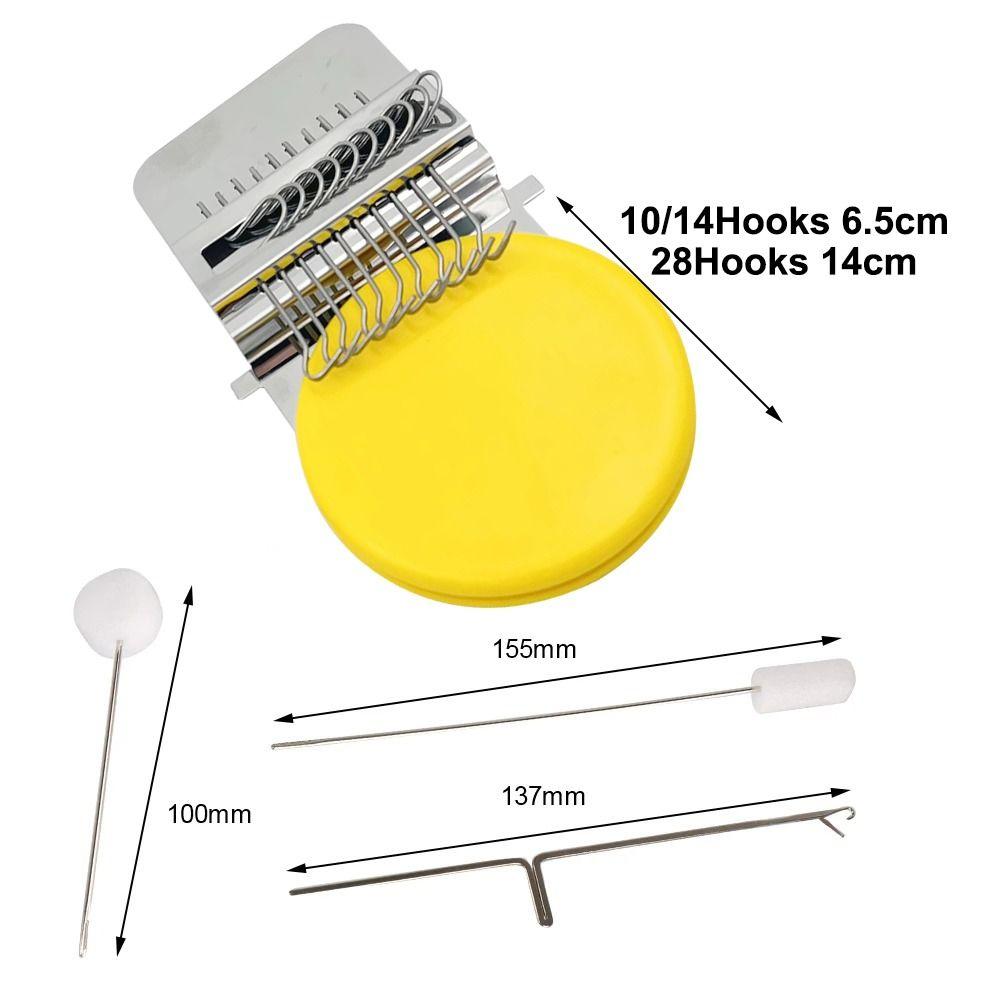 New Plastic Small Loom Quickly Convenient Fun Mending Loom Speedweve Type Weave Tool Mending Jeans Clothes