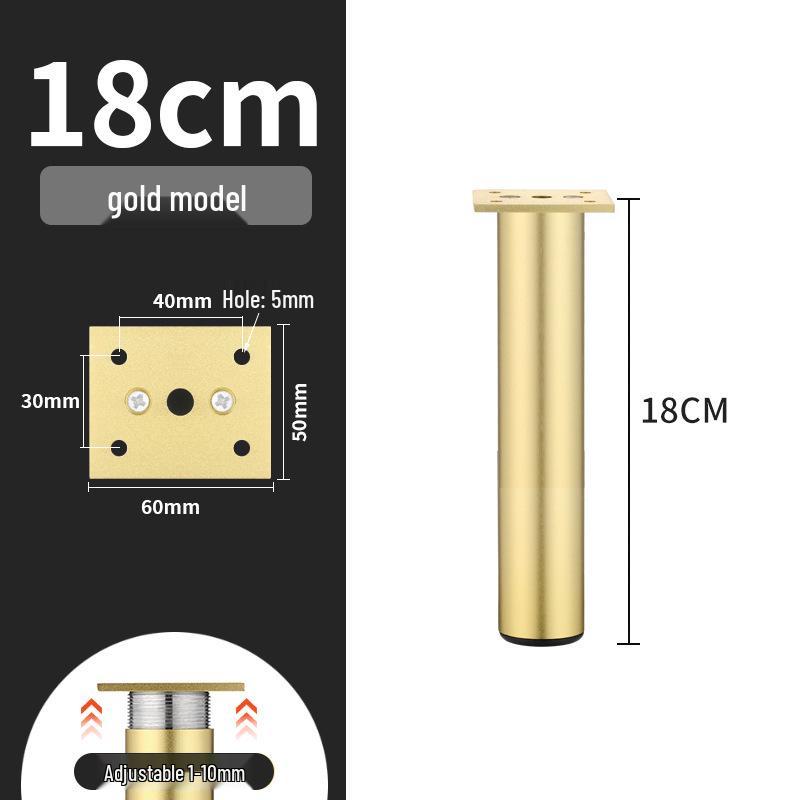 Adjustable Aluminum Alloy Cabinet & Furniture Support Legs