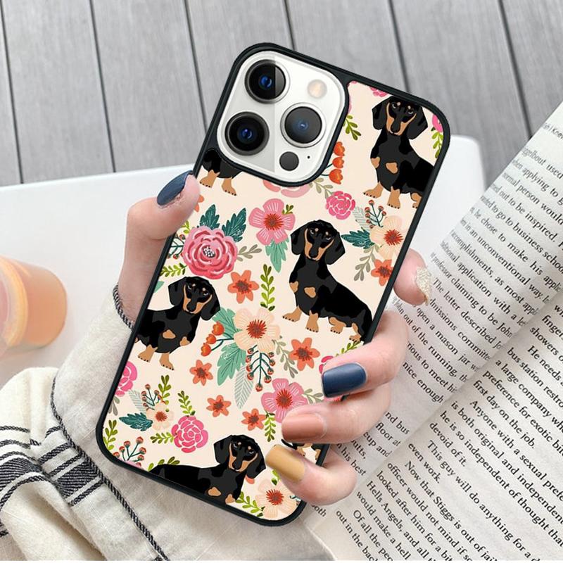 Sausage Dog Dachshund Art Phone Case for iPhone 17 Air 16 15 14 12 13 PLUS 11 PRO MAX Cover Fundas Shell coque