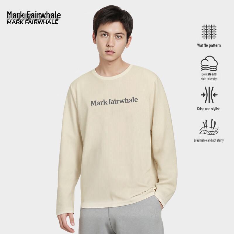 Mark Fairwhale Men's Waffle Knit Long Sleeve T-Shirt