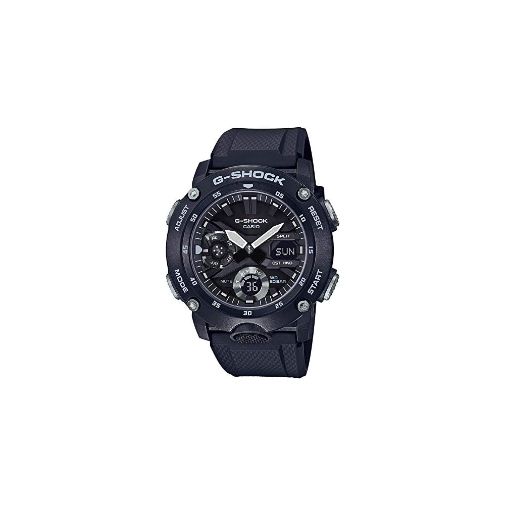 

Casio G-Shock GA-2000S-1A Analog-Digital Watch Black Carbon Resin 20 Bar Water Resistant
