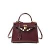 The second generation of BOX pattern mini new high-end leather handbag large-capacity texture crossbody bag for women