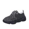 2025 New Spring Fly-woven Mesh Casual Sports Women's Shoes Breathable Thick-soled Dad Shoes Summer