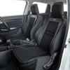 BONFORM Phiten Carbon Aqua Titanium Seat Covers for Passenger Cars, Single Front Seat, Black, 4088-91BK