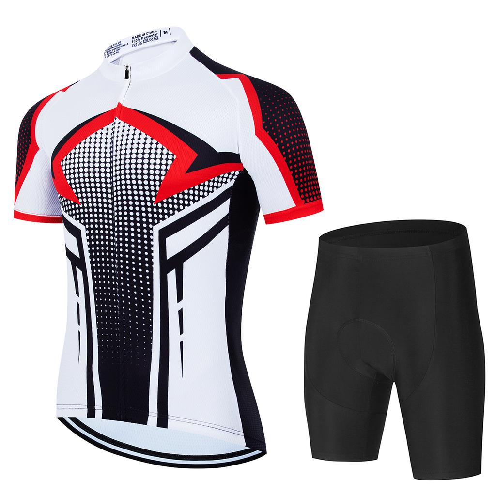 Herren Fahrradbekleidung Mann Fahrradtrikot Mtb Mann Radsportbekleidung Fahrrad für Männer Bycicle Mountainbikes Kurze Trägerhose Radhose Sommer