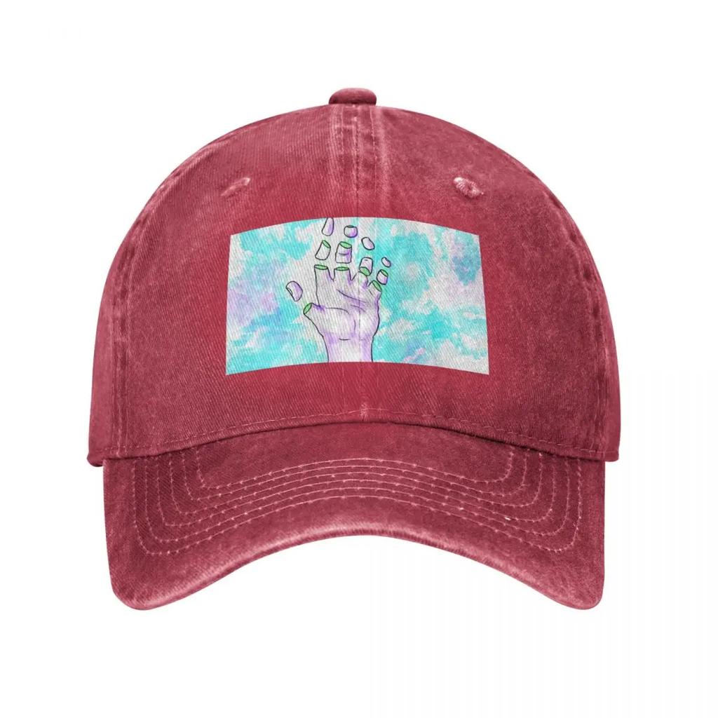 Reaching Baseball Cap Funny hats Anime Icon Sun Cap Womens Hats Unisexs