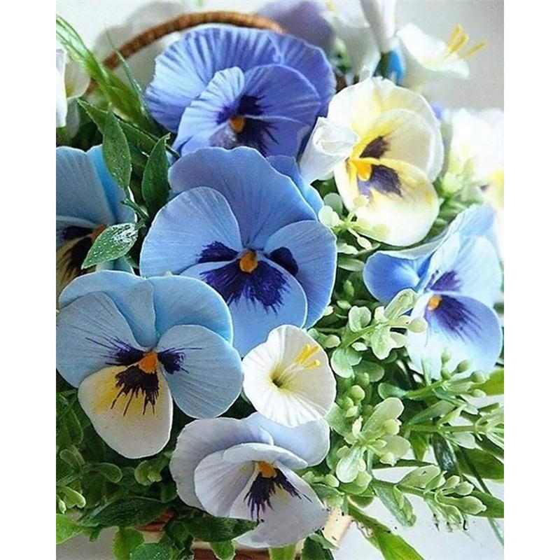 5D DIY Diamond Painting Pretty Butterfly Flower Art Diamond Embroidery Cross Stitch Kit Full Rhinestone Mosaic Home Decor