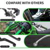 Dirt Bike Clutch Brake Levers,Foldable Dirtbike Handle Lever for KLX300 KLX300SM 21-23/KLX230 KLX230R 20-23/KLX250 08-16 18 - Black