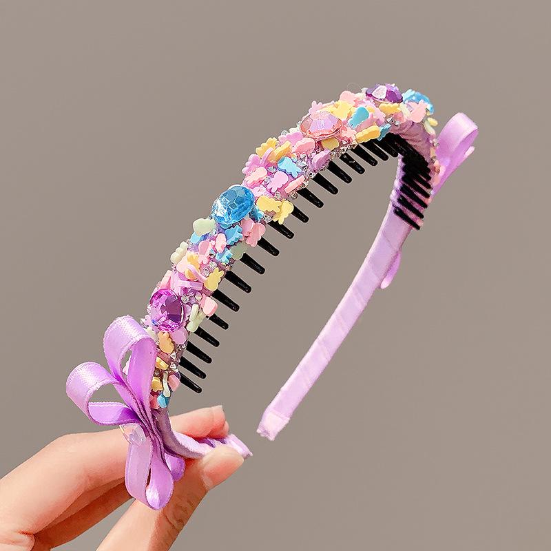 2024 Korean Green Headband & Hairpin for Girls - Trendy Douyin Style High-Value Headdress for Kids