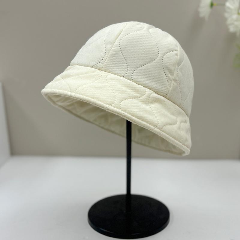 New Maillard Hat Women's Autumn and Winter Bucket Hat Plain Face Small Bucket Hat Thermal Basin Hat