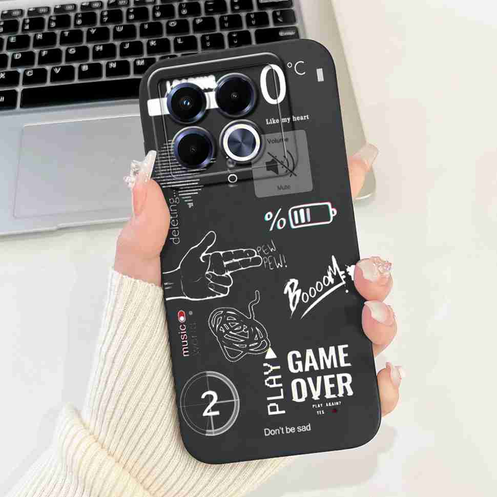 For Infinix Note 40 40X 5G Casing Lucky Girl Soft Silicone Case For Infinix Note 40 X  Note40 40X Pro 40Pro 5G Back Covers