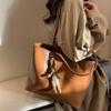 Handbag  Large Capacity  Simple Tote Bag  High End Plaid  Shoulder Bag Trendy