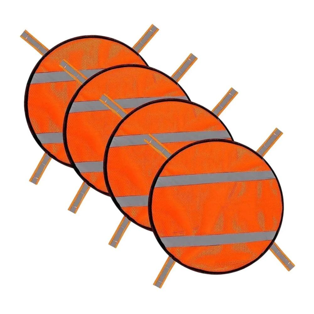 4Pcs/Set Warning Mesh Safety Panels High Visibility Reflective Safety Panel  Climbing Accessories