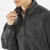 SALOMON Chroma Solid Color Casual High Neck Comfortable Half Zip Long Sleeve Sweatshirt Women Sweatshirt Black LC2273900