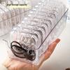 Transparent Wearable Nail Art Storage Box for Small Accessories - Hot-Selling, Partitioned Design