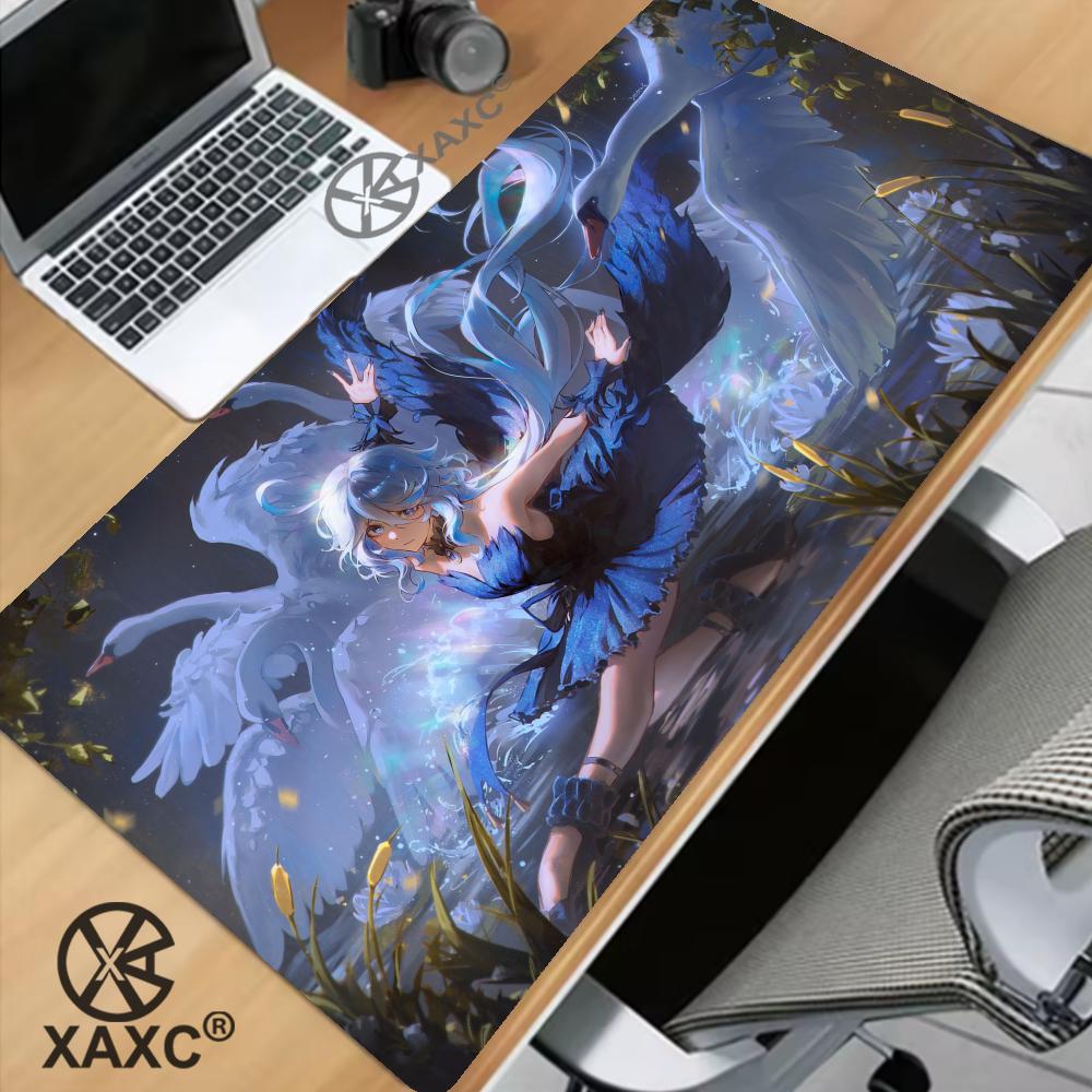 Anime Gaming Furina Focalors Mouse Pad Genshin Impact Large Xxl Xaxccomputer Keyboard Padding Genshin Accessories Desk Mat
