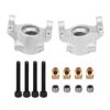1 Pair Aluminum Alloy Front C Seat CNC C Hub for Axial RBX10 Ryft 1 10 RC Crawler Car PartsSilver