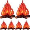 Festival Fake Weihnachten Camping Feuer Fackel Halloween Dekoration Künstliches Lagerfeuer Pappe Lagerfeuer Karton Flamme