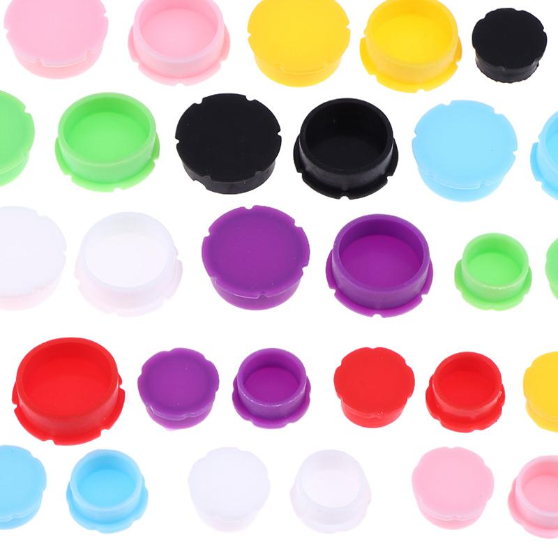 12/16/18 Pcs 3/5Ml Glass Vials Protective Vial Caps For Insulin Bottles Leak-Proof Dust-Resistant Lids Cover For Flip Off Caps