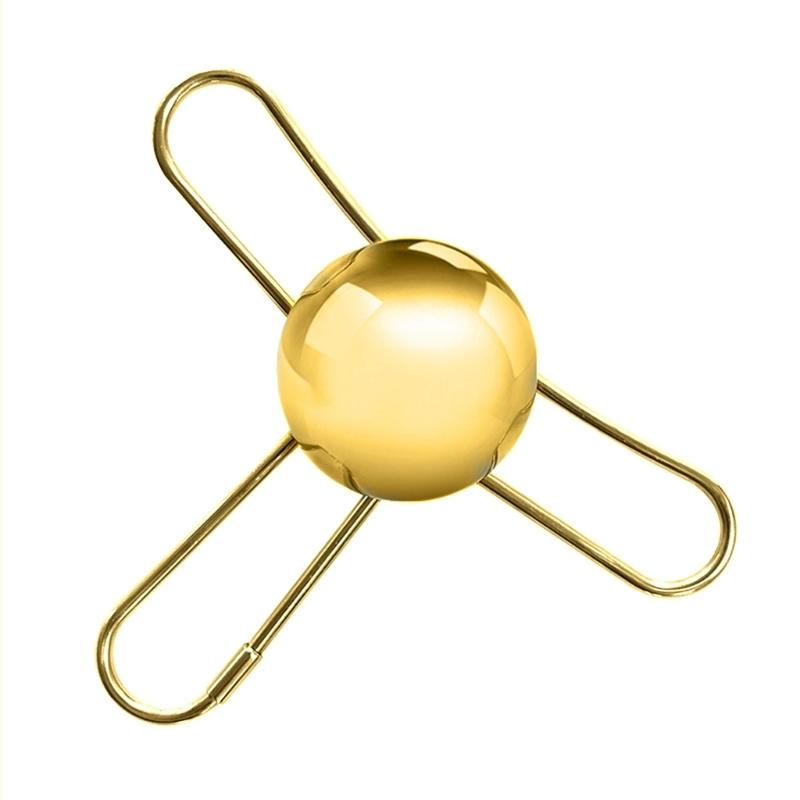 Metal Coffee Ice Maker Cube with Support Cooling Coffee Cube Gold Coffee Ice Cube Metal Texture Ice Coffee Sphere