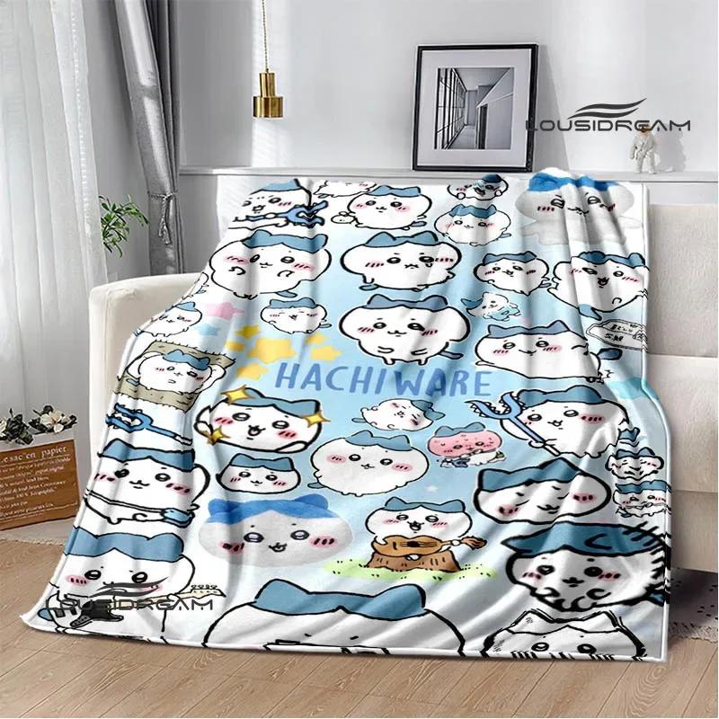 3D Cute C-Chiikawas Printed Blanket Flannel Warm Blankets Soft and Comfortable Blanket Bed Linings Cubre Cama Birthday Gift