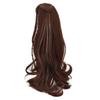 1 3 BJD Doll Wig Heat Resistant High Temperature Silk Dark Brown Long Curly Wig for 8‑9in 21‑24cm BJD Doll