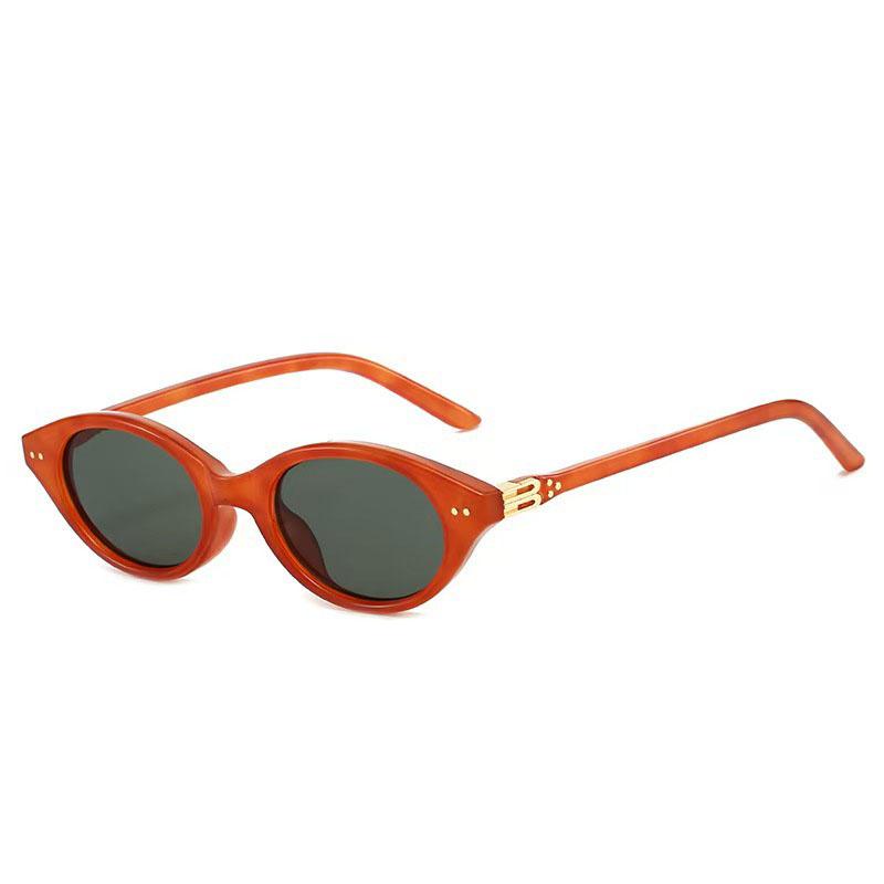 Fashion Sunglasses Women Oval Anti Glare Korean Style Sun Glasses UV Protection Travel Men Women