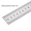 uxcell Stainless Steel Ruler, Straight Edge Measuring Tool for Woodworking, Painting, and Crafts, 1m Long X 1mm Thick X 29mm Wide, Silver Tone