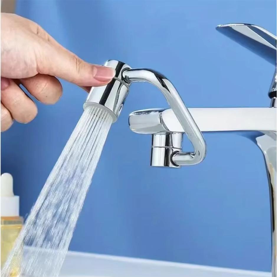 Universal Kitchen Faucet Extender 360° Adjustable Swivel Stainless Steel Splashproof Dual Mode Bathroom Sink Accessories