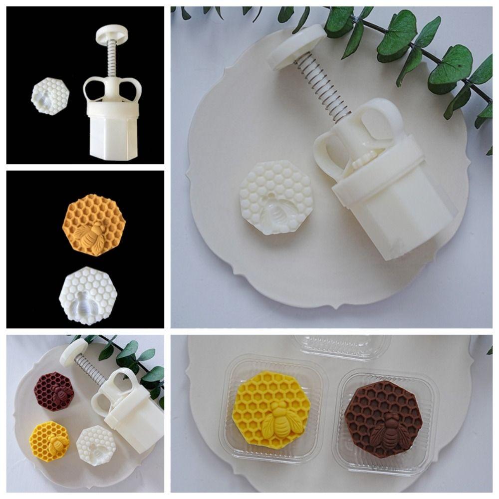 Honeycomb Shape Honeycomb Moon Cake Mold 3D Mung Bean Cake Mold Pastry Mold  Mid-autumn Festival