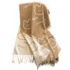 Korea Bear Head Scarf Cute Printed Tassel Fashionable Western B Style Retro Autumn and Winter Warm Shawl