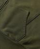 Trillion Domingo Pigment 2-Way Sweat Hoodie Zip-Up (Khaki)