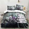 3D Print Cartoons Black Stone NANA Manga Bedding Set Printed With Pillowcase Duvet Cover Soft Queen King Size Bedclothes Home