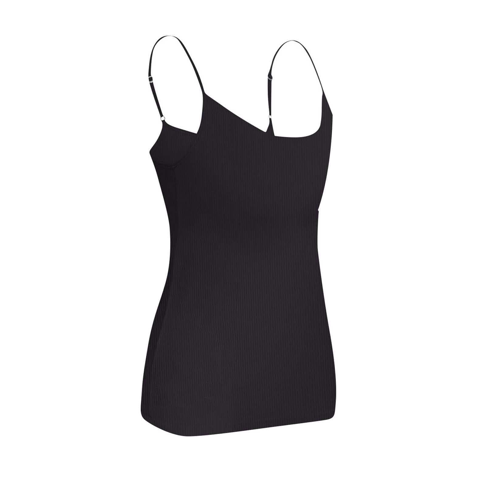 

Детские однотонные топы, повседневные майки, нижнее белье 110 чёрный