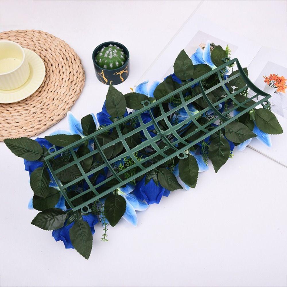 Bågdekoration Konstgjord blomma Simulerad rosbåge Livsliknande Realistisk Bakgrundsvägg Lyxig Blomsterarrangemang Bågar Dekor