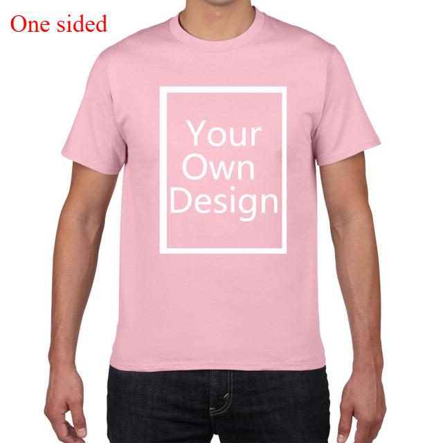 Custom Cotton Customized Print Short Sleeve Logo T Shirt Summer Tops Tees DIY Your Like Photo Cotton Tshirt Unisex Clothing