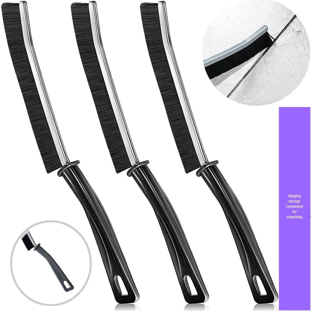 Multifunctional Hard Bristle Brush for Bathroom, Kitchen, Tile, and Window Cleaning