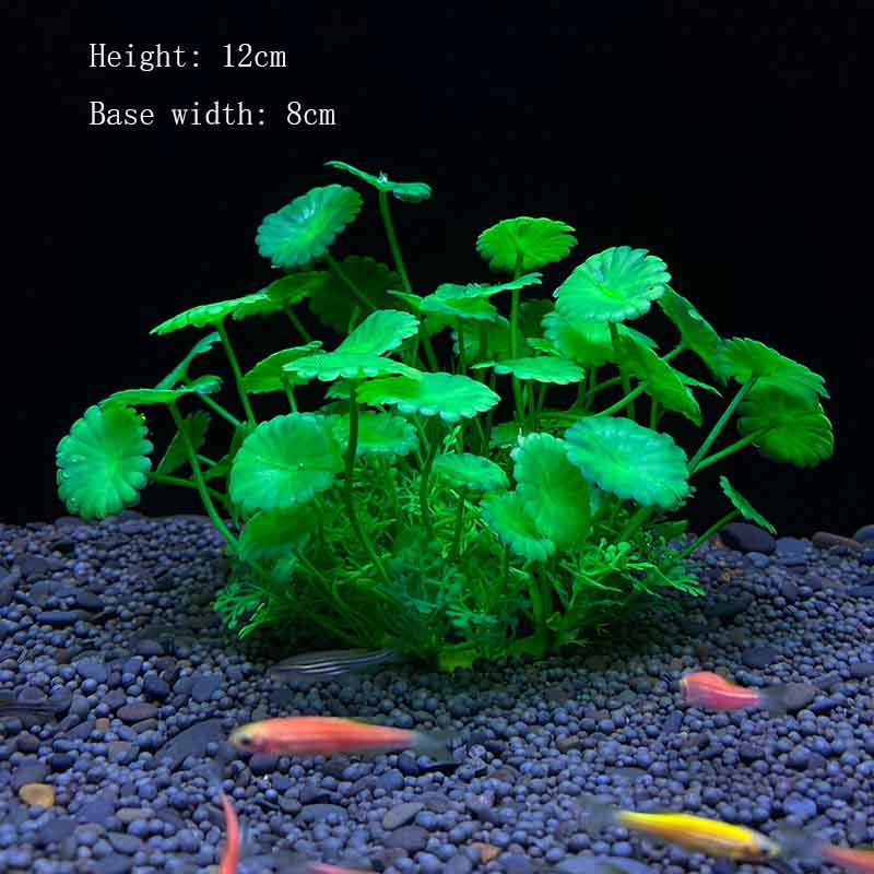 Künstliche Unterwasser-Pflanzen aus Kunststoff für Aquarien, Aquarien, gefälschte Sträucher, grünes Wasser, Gras, Betrachtungssimulation, Dekoration