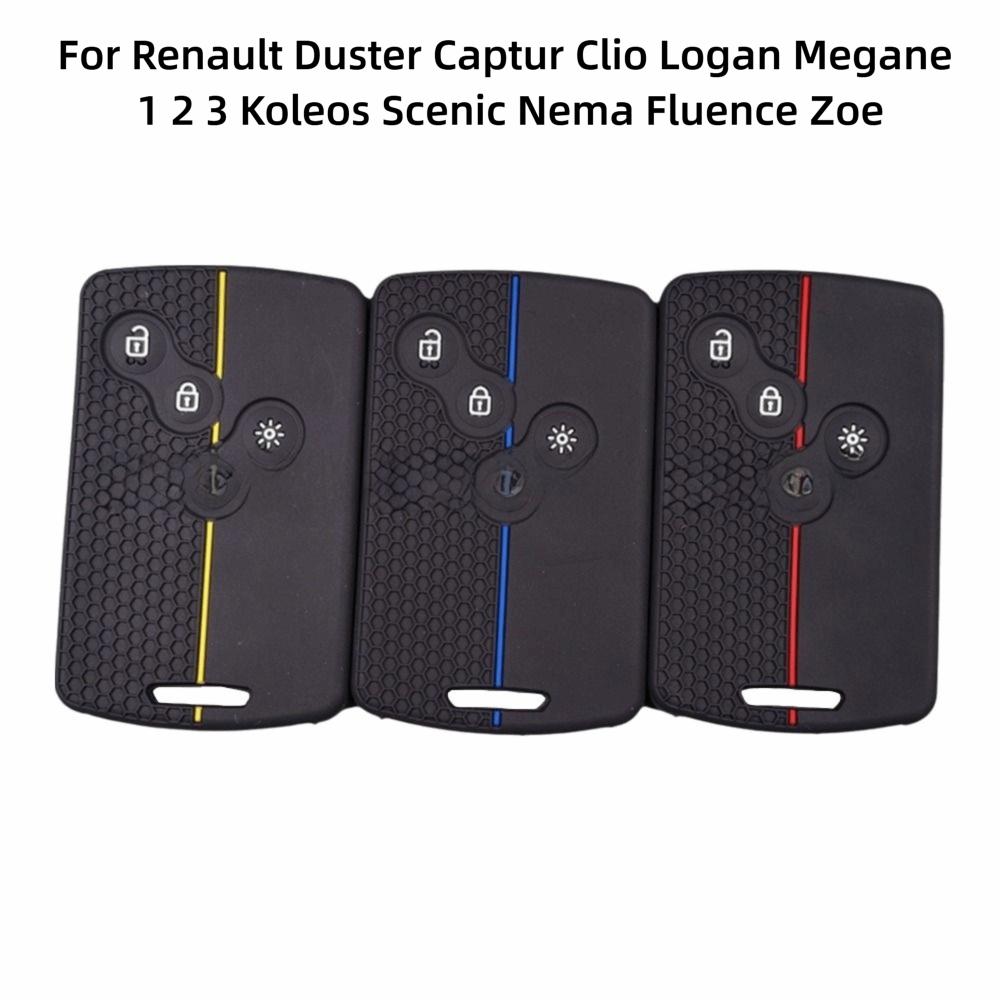 Car Key Case for Renault Duster Captur Clio Logan Megane 1 2 3 Koleos Scenic Nema Fluence Zoe