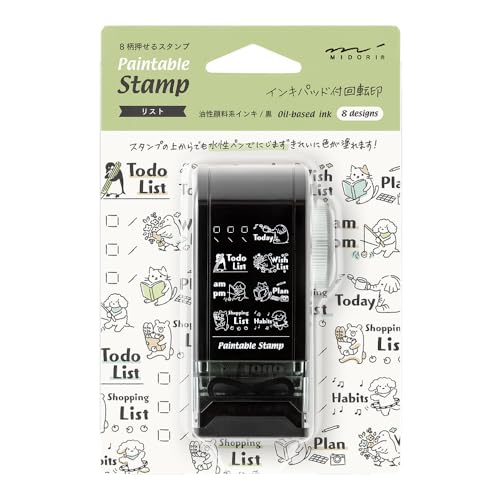 Midori Stamp Rotating Stamp Dial Wrist Pattern 35579006