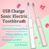 Fully Automatic Universal Ultrasonic Electric Toothbrush For Adults And Children Upgraded Six Gears With 4 Brush Heads