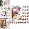 Christmas Countdown Calendar With Snowman Acrylic Ornaments For Holiday Gift Exchange