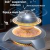 2025 New Magnetic Levitating Smart Speaker Rotating Saturn Floating Bluetooth Speaker for Creative Office Home Decoration