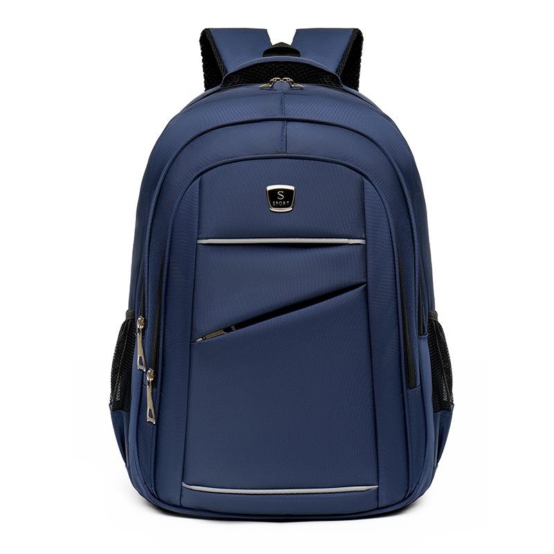

2 New business commuter computer bags, backpacks, men s travel bags, schoolbags, middle school students, schoolbags, male college students синій