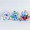 6Pcs Stitch Funny Diary Anime Figure Stich Dolls Toys Desktop Ornaments For Birthday Gifts