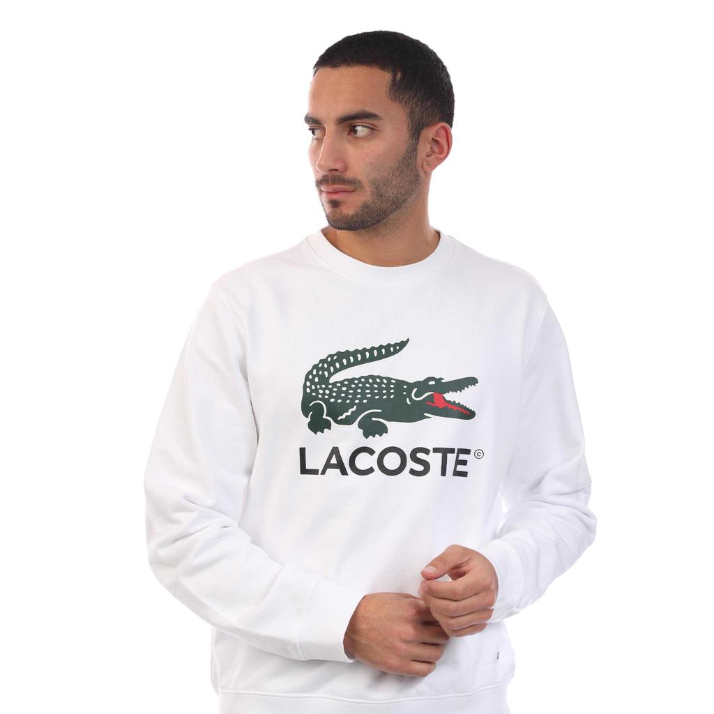 Lacoste Men's Fleece Crew Neck Sweatshirt