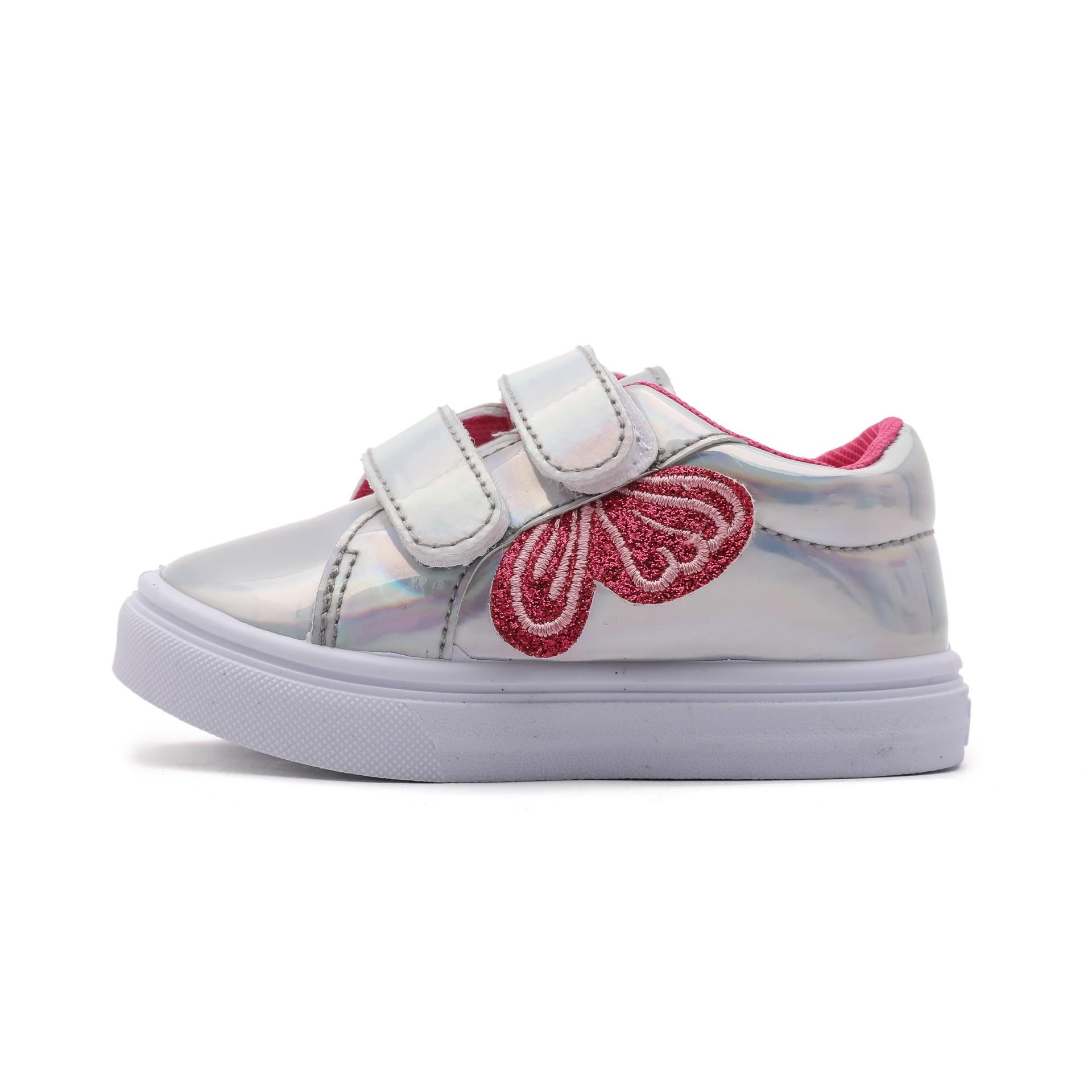 

Board Shoe Girls Shoes - Cute, Breathable, Casual, Versatile and Anti-slip 21 серебряный